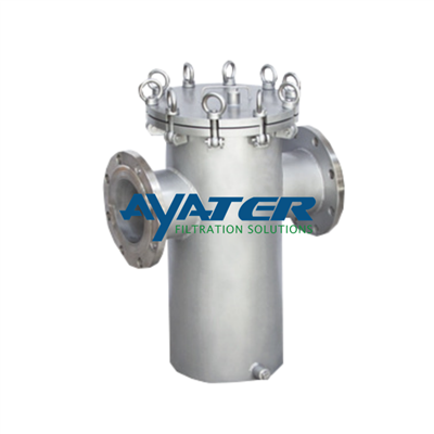 Strainer Simplex wedi'i Ffugio